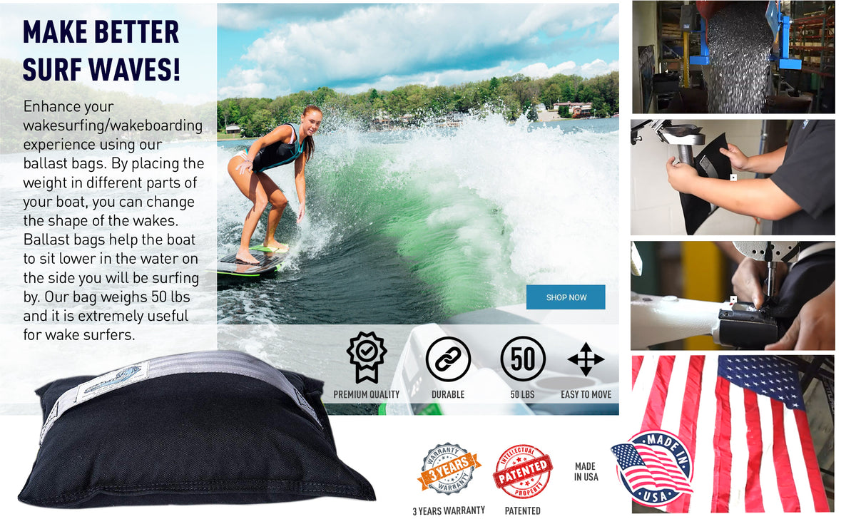 Buy the Best Wakesurfing Products Ballast Products WakeBallast